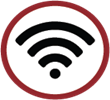 Icon with Wifi symbol